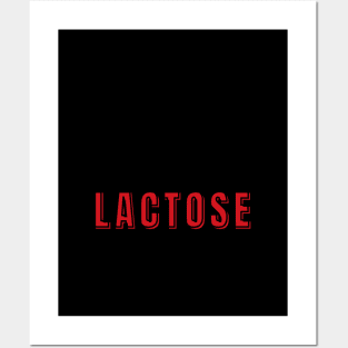 Lactose Tolerant I Tolerate Lactose You Love Milk Posters and Art